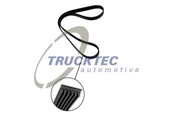 TRUCKTEC AUTOMOTIVE Ķīļrievu siksna 07.19.237